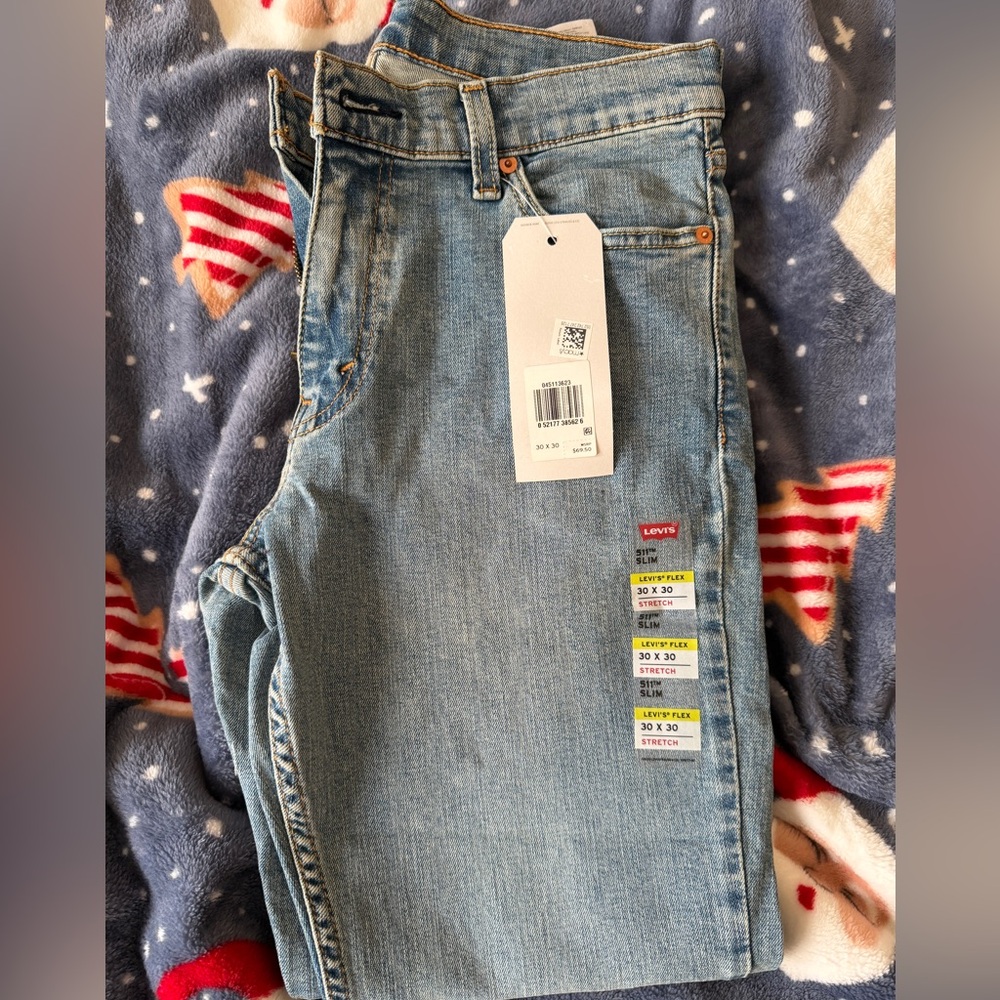 NWT Men’s Levi's Flex 511 Slim Stretch Jeans 30x30